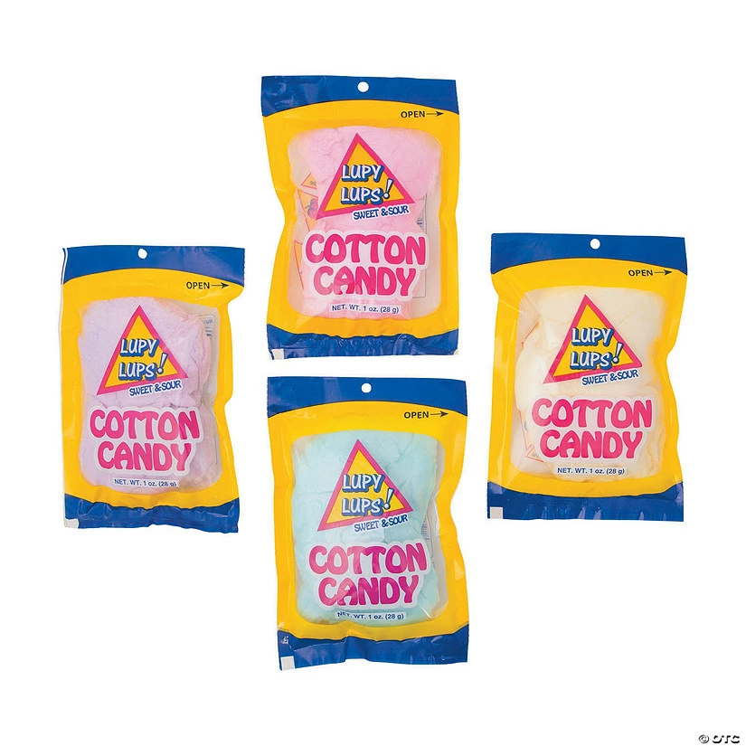 Best Sale ๐ Sour Carnival Cotton ๐ฌ Candy - 12 Pc. โค๏ธ