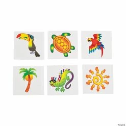 Cheapest β Tropical Temporary Tattoos - 72 Pc. π