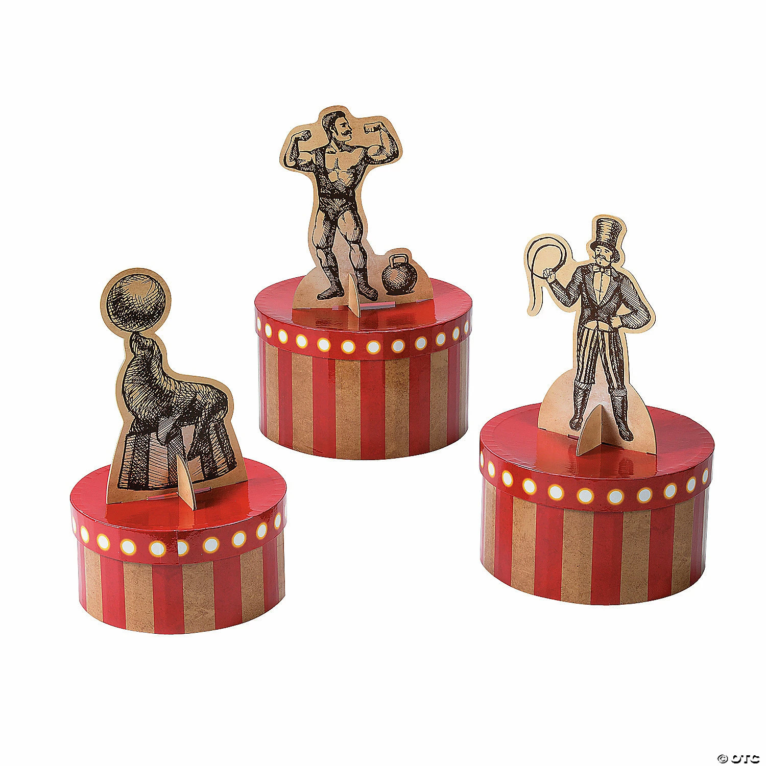 Top 10 π Vintage Circus Centerpiece Set - 3 Pc. π