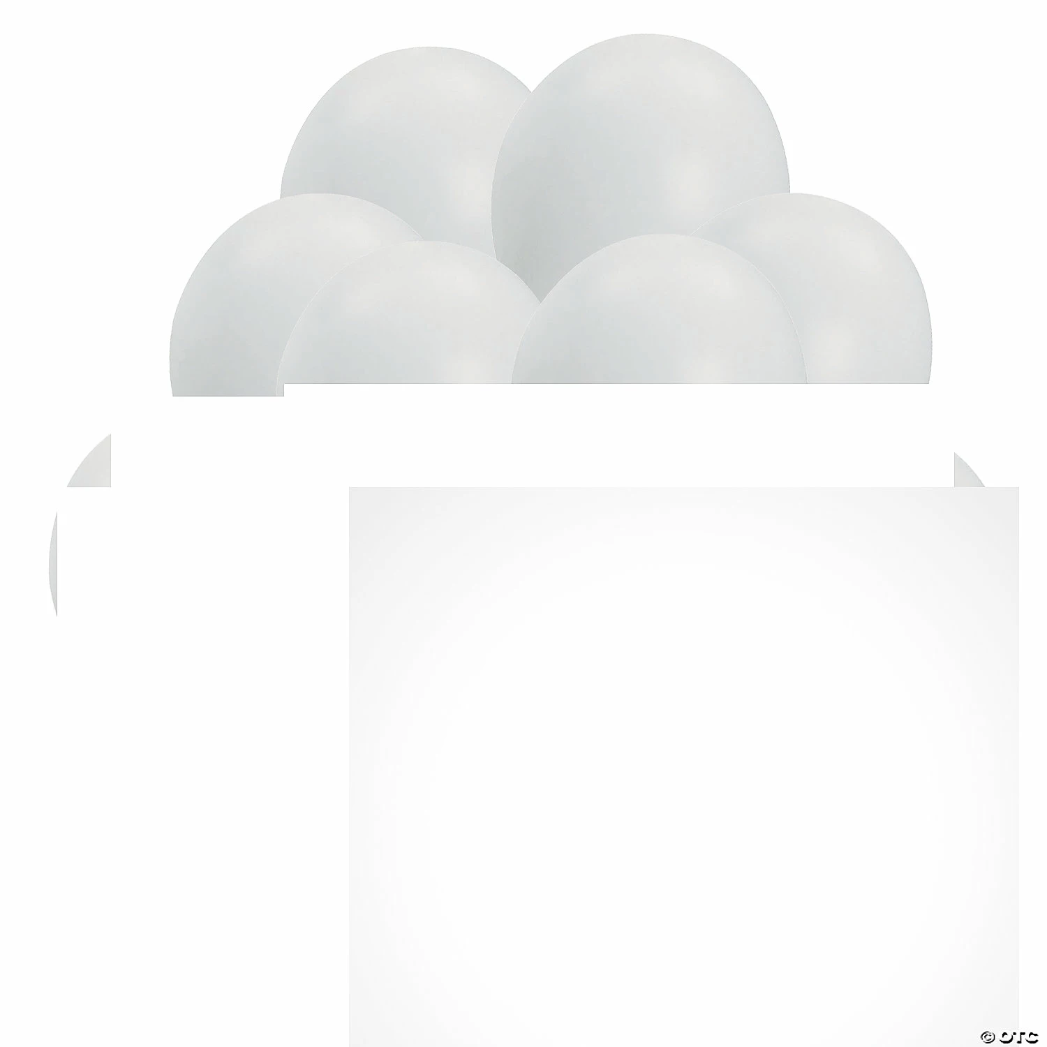 Promo ๐ White 11" Latex Balloons - 12 Pc. ๐ - Image 2