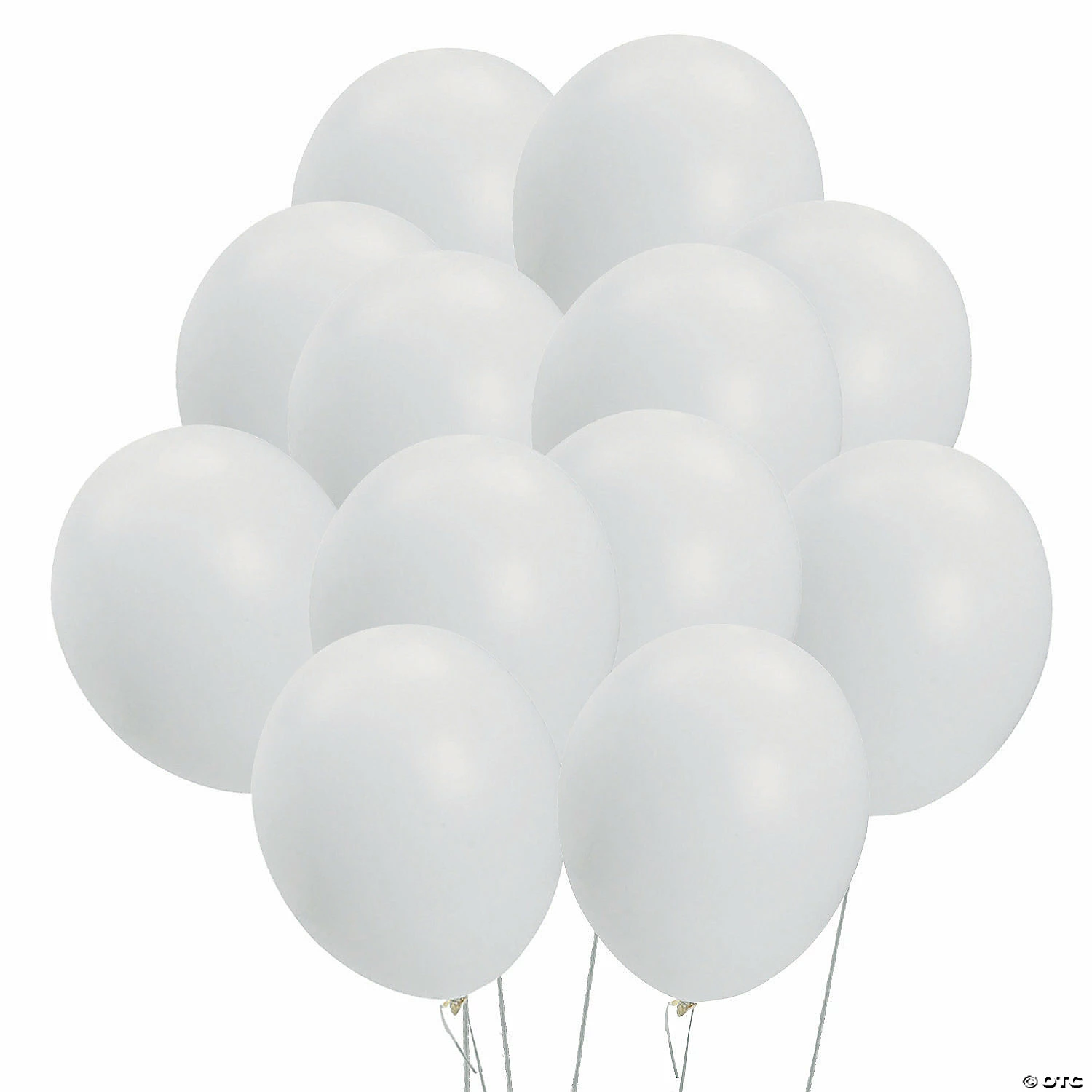 Promo ๐ White 11" Latex Balloons - 12 Pc. ๐