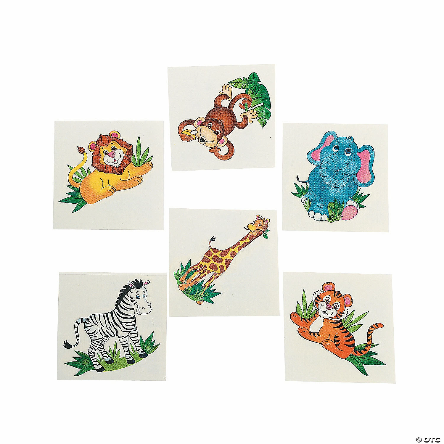 Discount ๐ Zoo Animal Temporary Tattoos - 72 Pc. โ๏ธ
